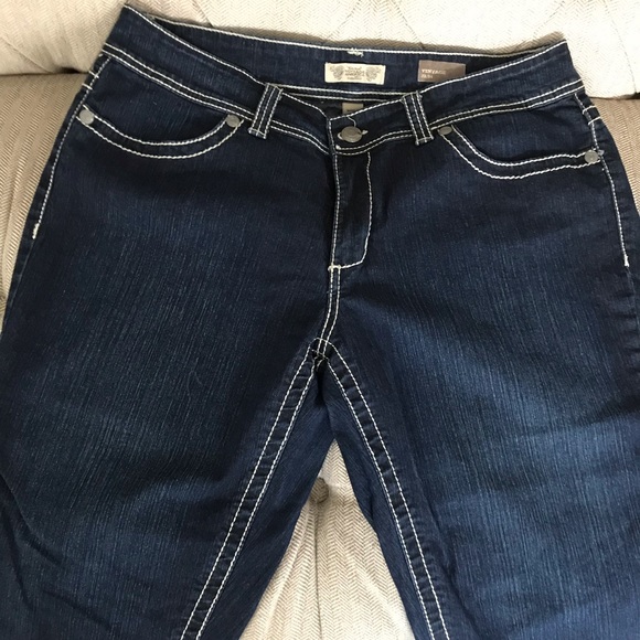 Vintage America Bermuda Denim Shorts - Picture 2 of 5